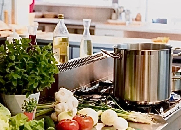 Fresh colorful ingredients